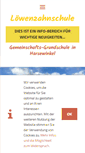 Mobile Screenshot of loewenzahnschule-harsewinkel.de